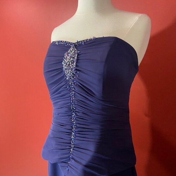 Joshua B Designs Women's Formal Dress with Sheer Shawl - Size 8 (check details) - Picture 7 of 8